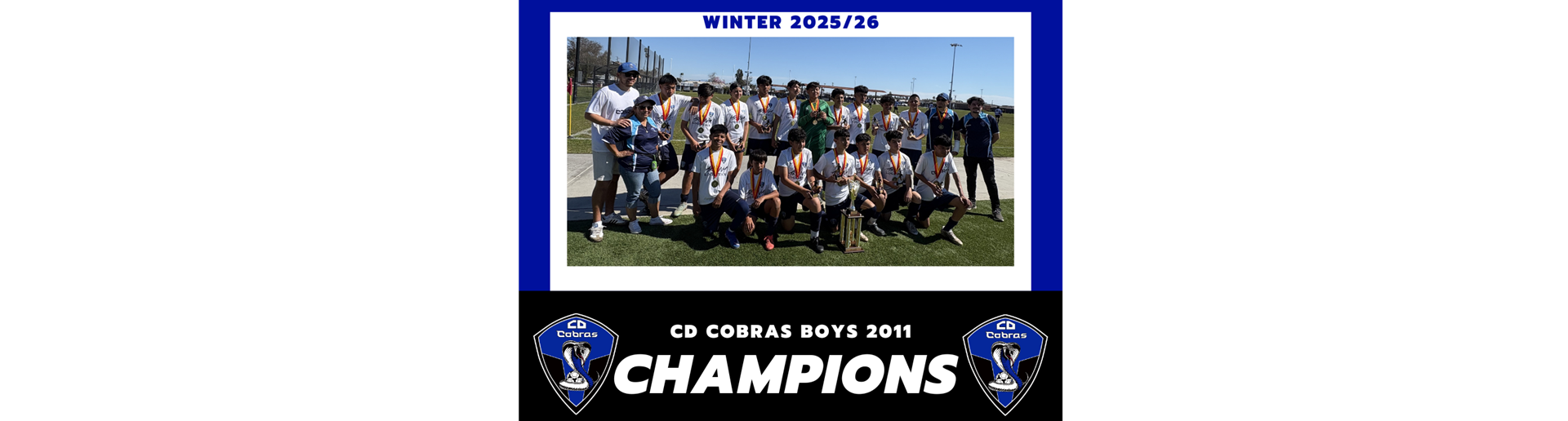 CD Cobras U15 - Winter Champions 25/26